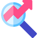 magnifying glass with SEO performance